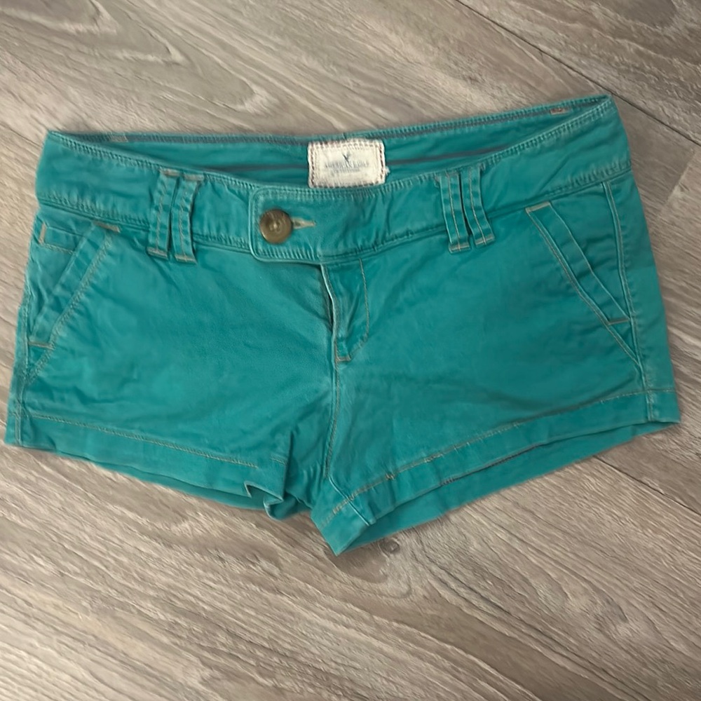 American Eagle Outfitters High Waist Green Shorts